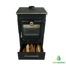 CALISKAN Krbová kamna VLTAVA 3D BOX - černá