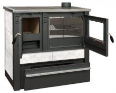 PRO-TERMO Sporák na tuhá paliva PANONIA - P bílý