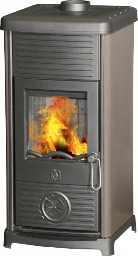 PLAMEN Litinová krbová kamna MAESTRAL N - hnědá