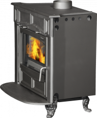 PLAMEN Litinová krbová kamna GLAS FRANKLIN - černá