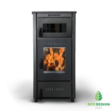 CALISKAN Krbová kamna s troubou ODRA 302 - černá