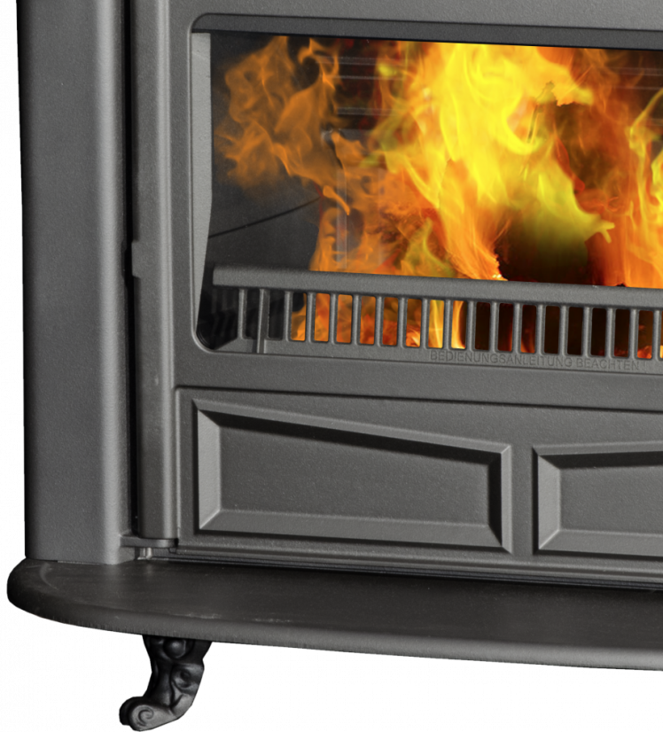 PLAMEN Litinová krbová kamna GLAS FRANKLIN - černá