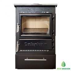 CALISKAN Krbová kamna UNA 3D-BOX - černá