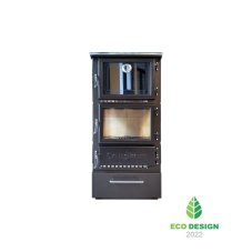 CALISKAN Krbová kamna s troubou SANA 3D-BOX - černá