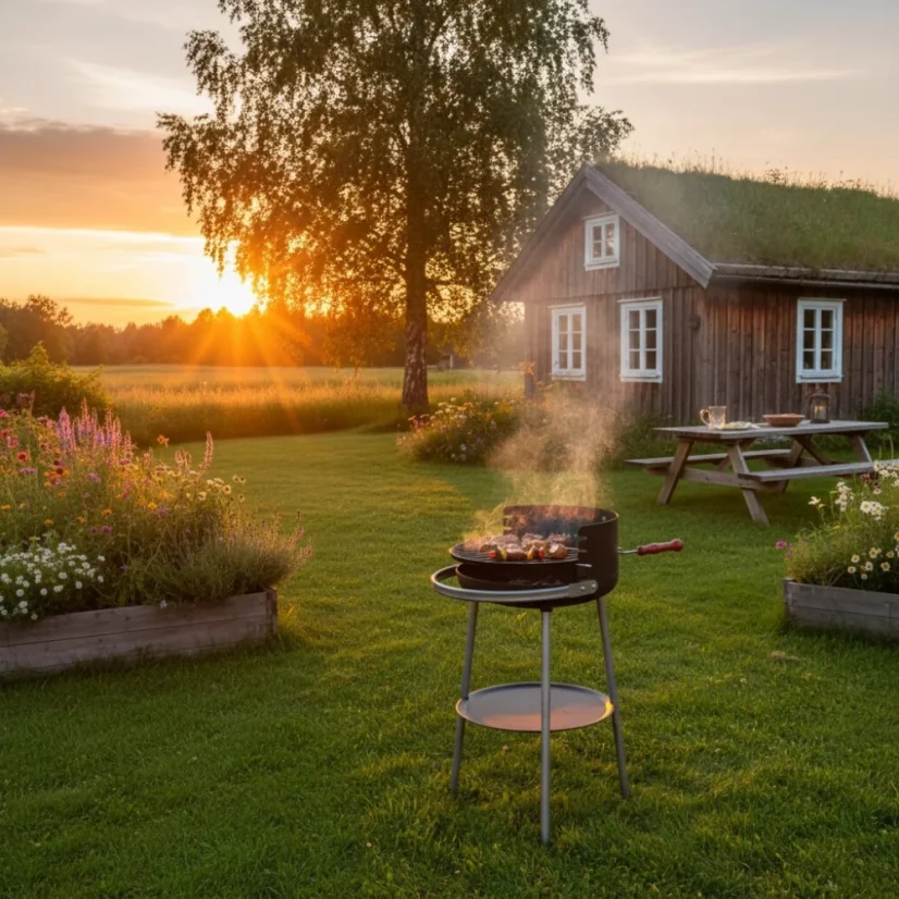 PLAMEN Litinový gril  BARBECUE - 50 cm