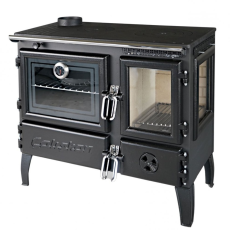 CALISKAN  Sporák na tuhá paliva GURMET 3D L - černý