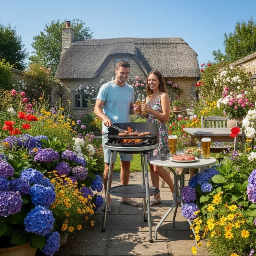 PLAMEN Litinový gril  BARBECUE - 40 cm