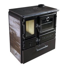 CALISKAN Sporák na tuhá paliva BŘÍZA CERAMIC