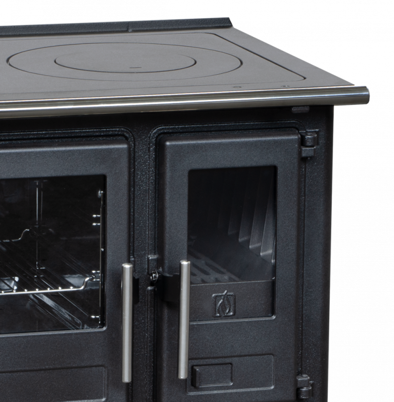 PLAMEN Sporák na tuhá paliva SLAVONAC N - P bílý