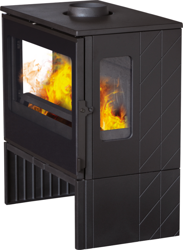 PLAMEN Litinová krbová kamna ECO 50 - černá