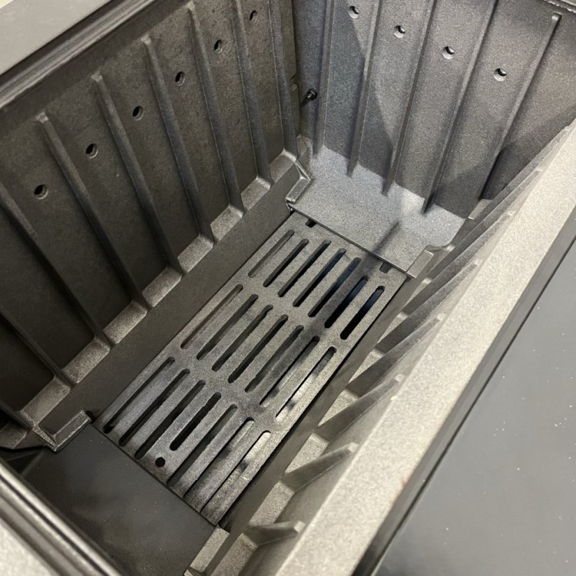 PLAMEN Sporák na tuhá paliva 850 GLAS - P černý