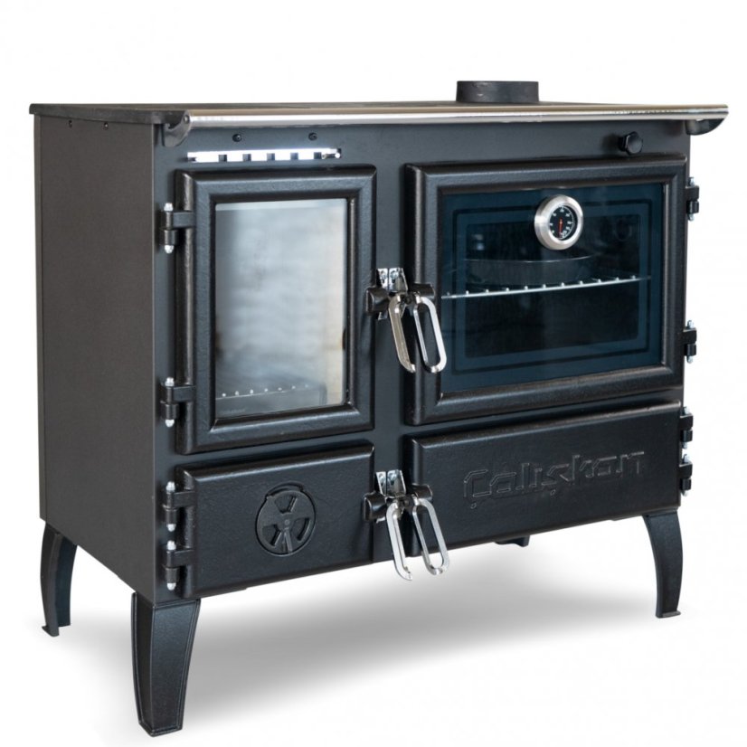 CALISKAN Sporák na tuhá paliva GURMET P - černý