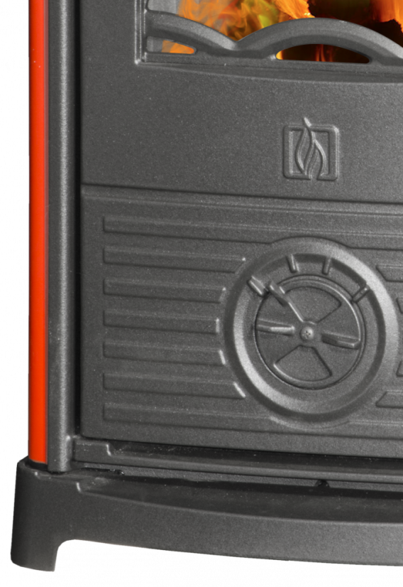 PLAMEN Litinová krbová kamna MAESTRAL N - červená