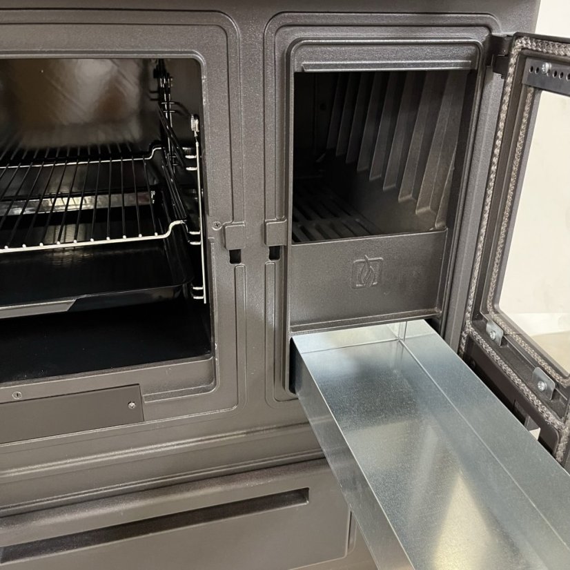 PLAMEN Sporák na tuhá paliva SLAVONAC N - P bílý