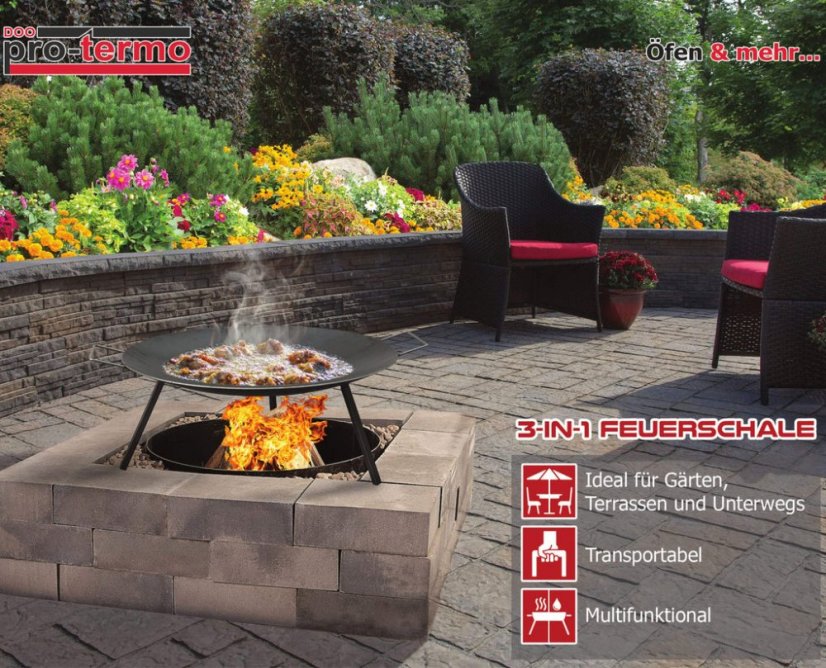 PRO-TERMO Grilovací plát střední - INOX