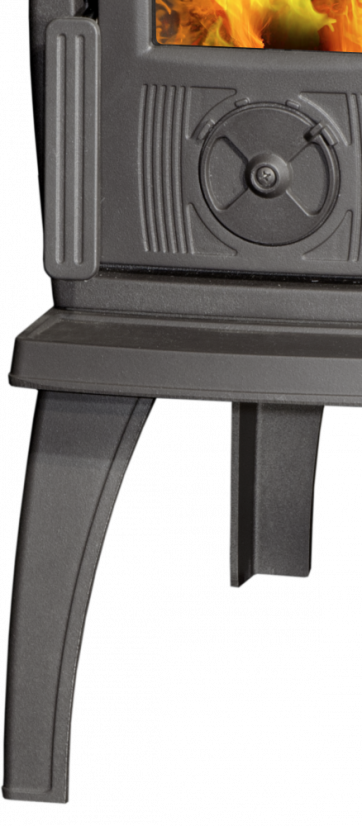 PLAMEN Litinová krbová kamna TRENK - černá