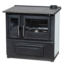 PLAMEN Sporák na tuhá paliva SLAVONAC N - P bílý