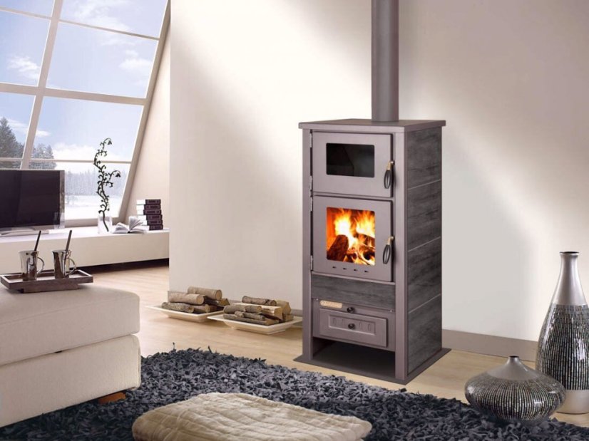 PRO-TERMO Krbová kamna TAURUS CERAMIC - černá