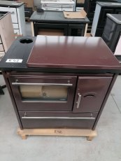 PLAMEN Sporák na tuhá paliva TERMO GLAS - L hnědý R42