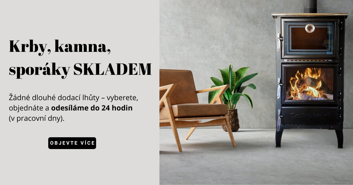 Krby, kamna, sporáky SKLADEM