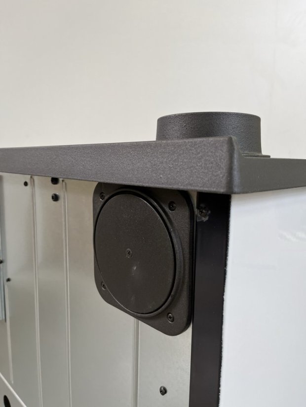 PLAMEN Sporák na tuhá paliva SLAVONAC N - P bílý