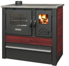 PRO-TERMO Sporák na tuhá paliva PANONIA - L červený