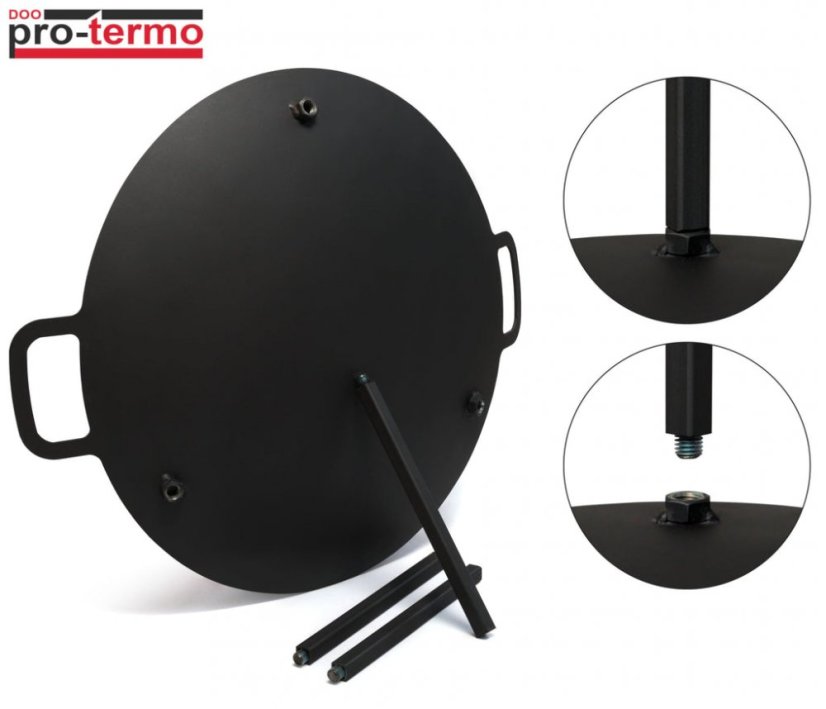 PRO-TERMO Grilovací plát střední - INOX