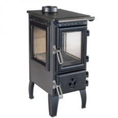 CALISKAN Krbová kamna TREMINI 3D - černá