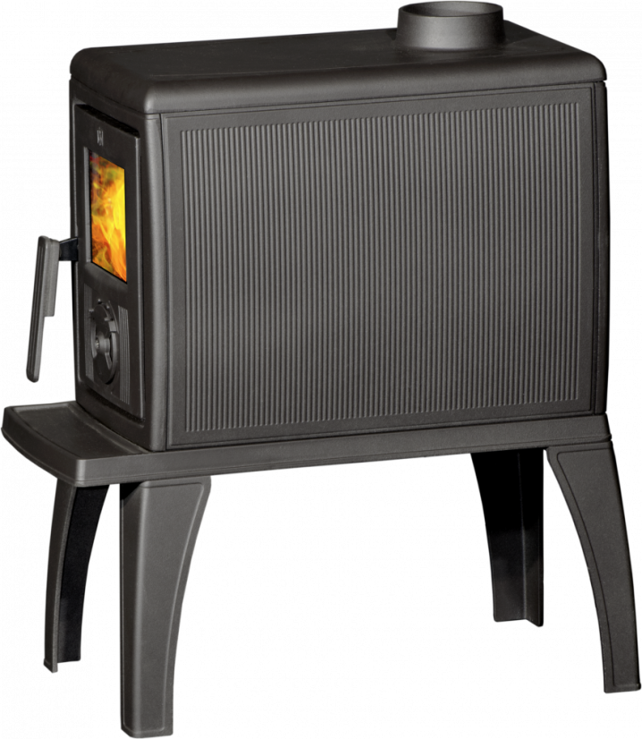 PLAMEN Litinová krbová kamna TRENK - černá
