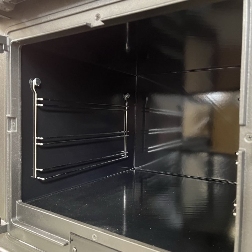 PLAMEN Sporák na tuhá paliva SLAVONAC N - P bílý