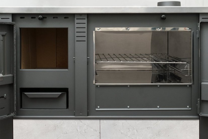 PRO-TERMO Sporák na tuhá paliva PANONIA - P bílý