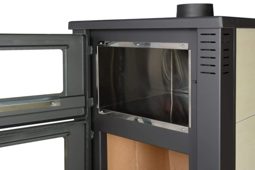 PRO-TERMO Krbová kamna TAURUS CERAMIC - bílá