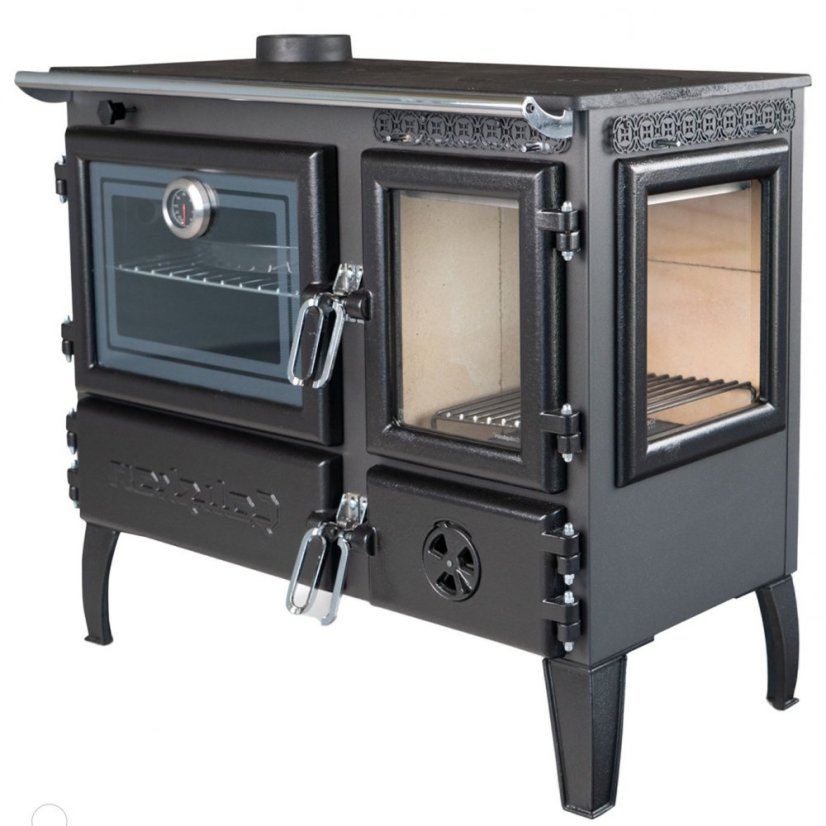 CALISKAN  Sporák na tuhá paliva GURMET 3D L - černý