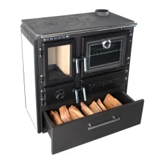 CALISKAN Sporák na tuhá paliva BÍLÁ CERAMIC