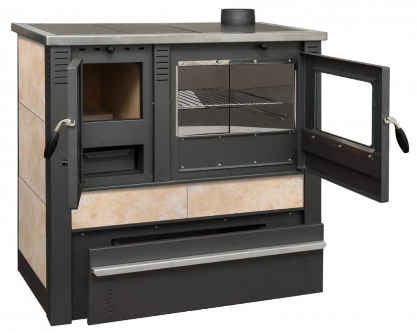 PRO-TERMO Sporák na tuhá paliva PANONIA - P béžový