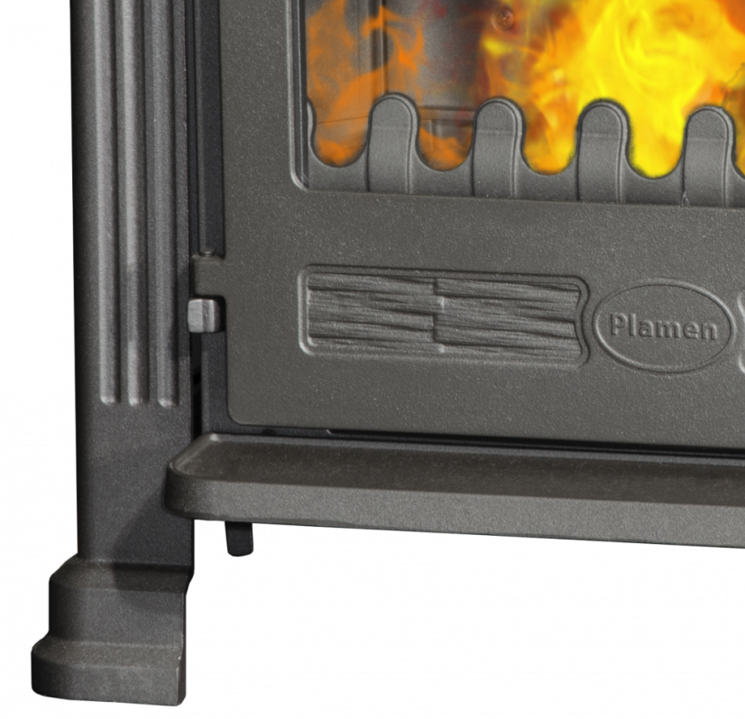 PLAMEN Litinová krbová kamna TENA N - černá