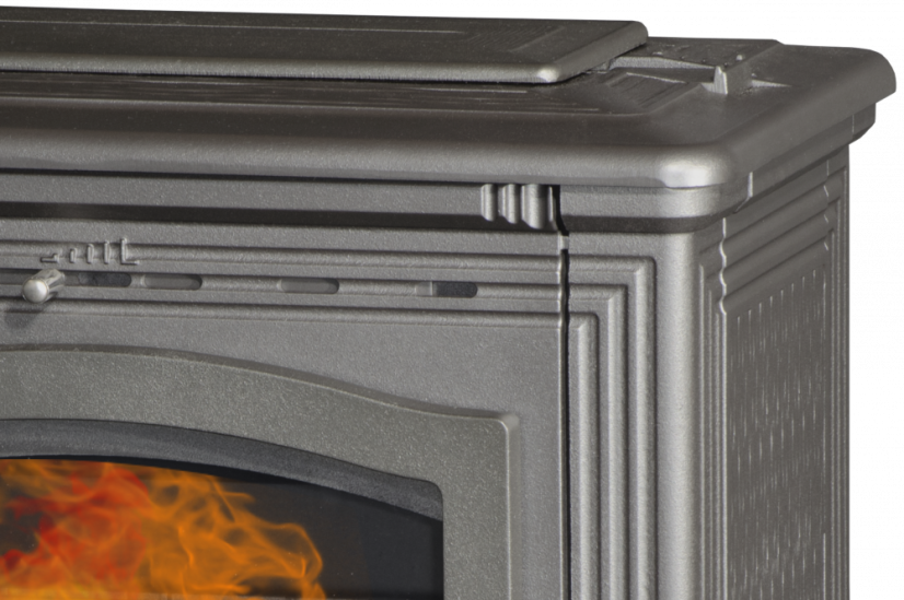 PLAMEN Litinová krbová kamna TENA TERMO - černá