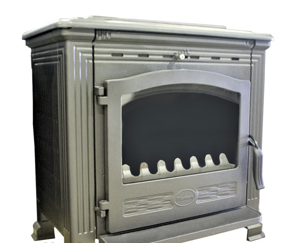 PLAMEN Litinová krbová kamna TENA TERMO - černá