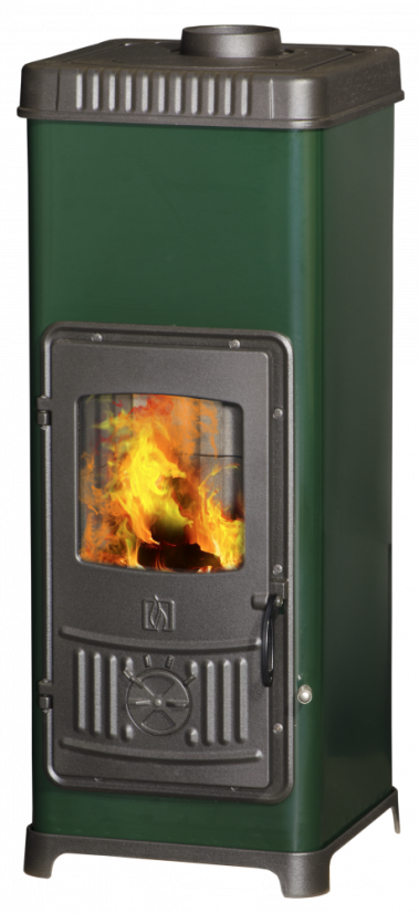 PLAMEN Litinová krbová kamna DORA 10 N - zelená