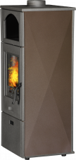 PLAMEN Litinová krbová kamna LAGUNA - hnědá