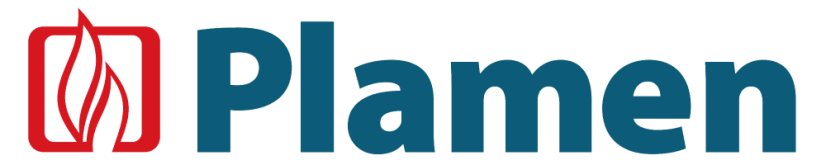 PLAMEN Sporák na tuhá paliva 850 GLAS - P černý