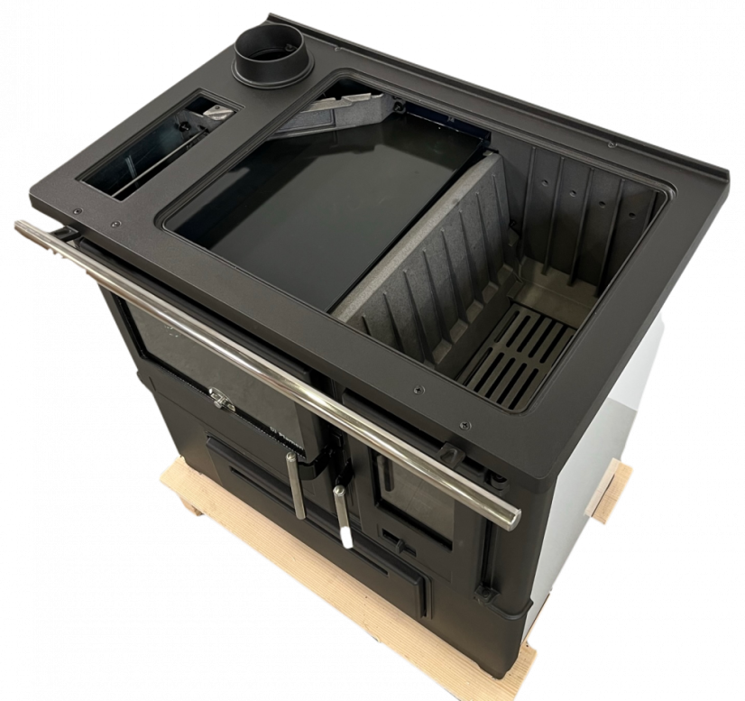 PLAMEN Sporák na tuhá paliva SLAVONAC N - P bílý