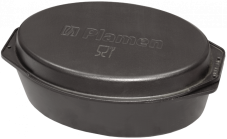 PLAMEN Litinový pekáč s víkem 5,8 l - oválný