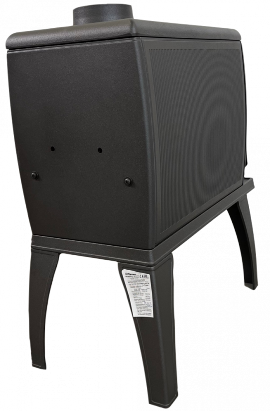 PLAMEN Litinová krbová kamna TRENK - černá