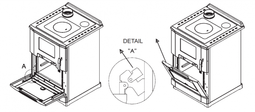 PLAMEN Sporák na tuhá paliva CALOREX 100 - bílý