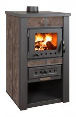 PRO-TERMO Krbová kamna ALPINA CERAMIC - moka