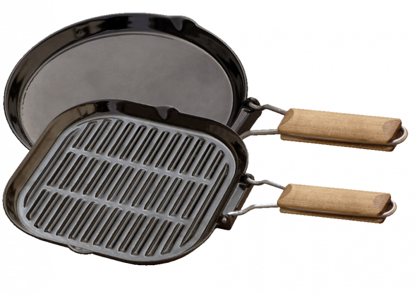 PLAMEN Grilovací pánev - kulatá