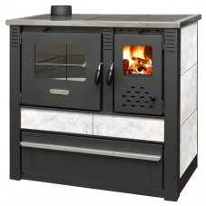 PRO-TERMO Sporák na tuhá paliva PANONIA - L bílý