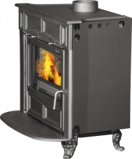 PLAMEN Litinová krbová kamna GLAS FRANKLIN - černá