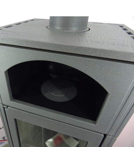 PLAMEN Litinová krbová kamna LAGUNA - červená